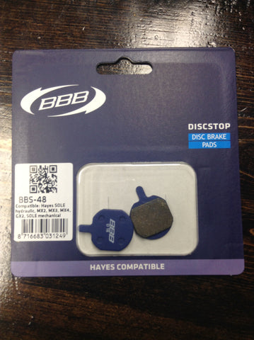 BBB Hayes Sole / MX Disc Pads BBS-48
