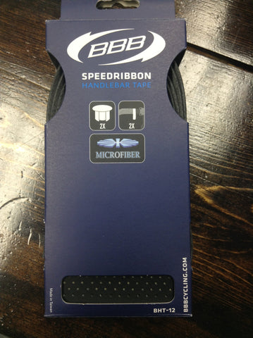 BBB Microfiber Speed Ribbon BarTape Black BHT-12